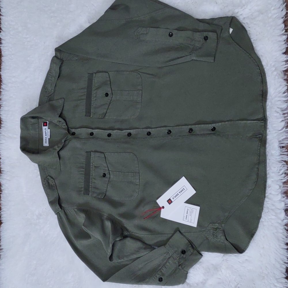 ZARA SRPLS LONG SLEEVE SHIRT. - Picture 3 of 17
